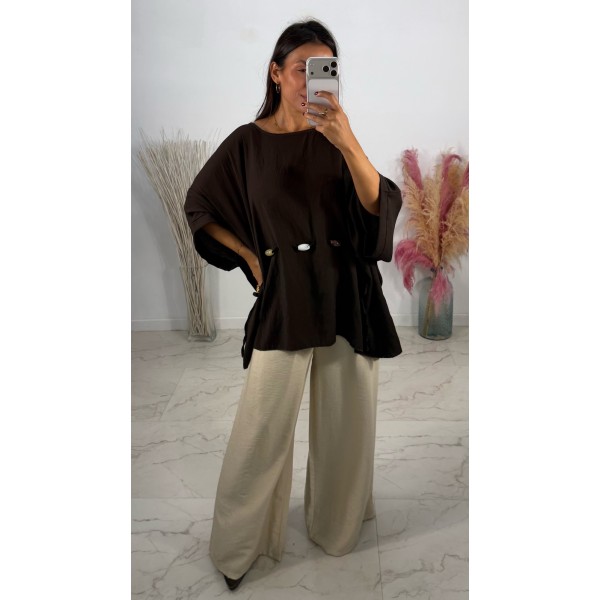 PANTALON FLUIDO BEIGE