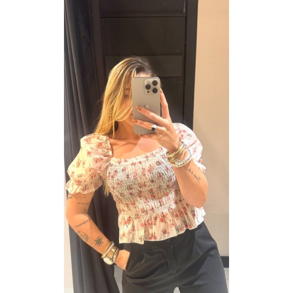 Blusa Farol Flores