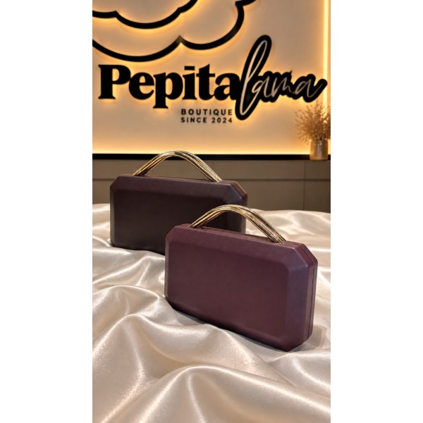 BOLSO BOX ASA DORADA