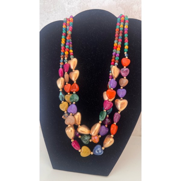 Collar cuore color
