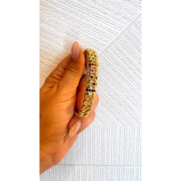 PULSERA CRISTAL COLOR