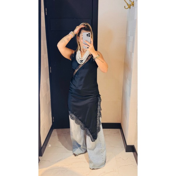LENCERO VEST NEGRO